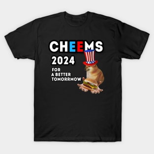 Cheems 2024 Better Tomorrmow T-Shirt